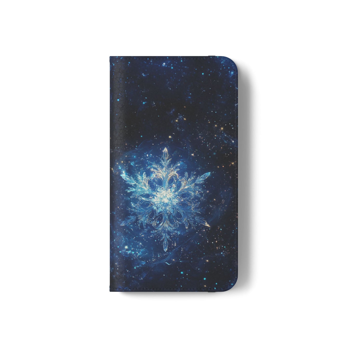 Cosmic Snowflake - Wallet Flip Case