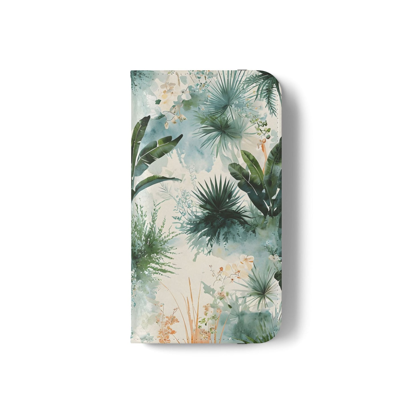 Tropical Botanical Watercolor - Wallet Flip Case