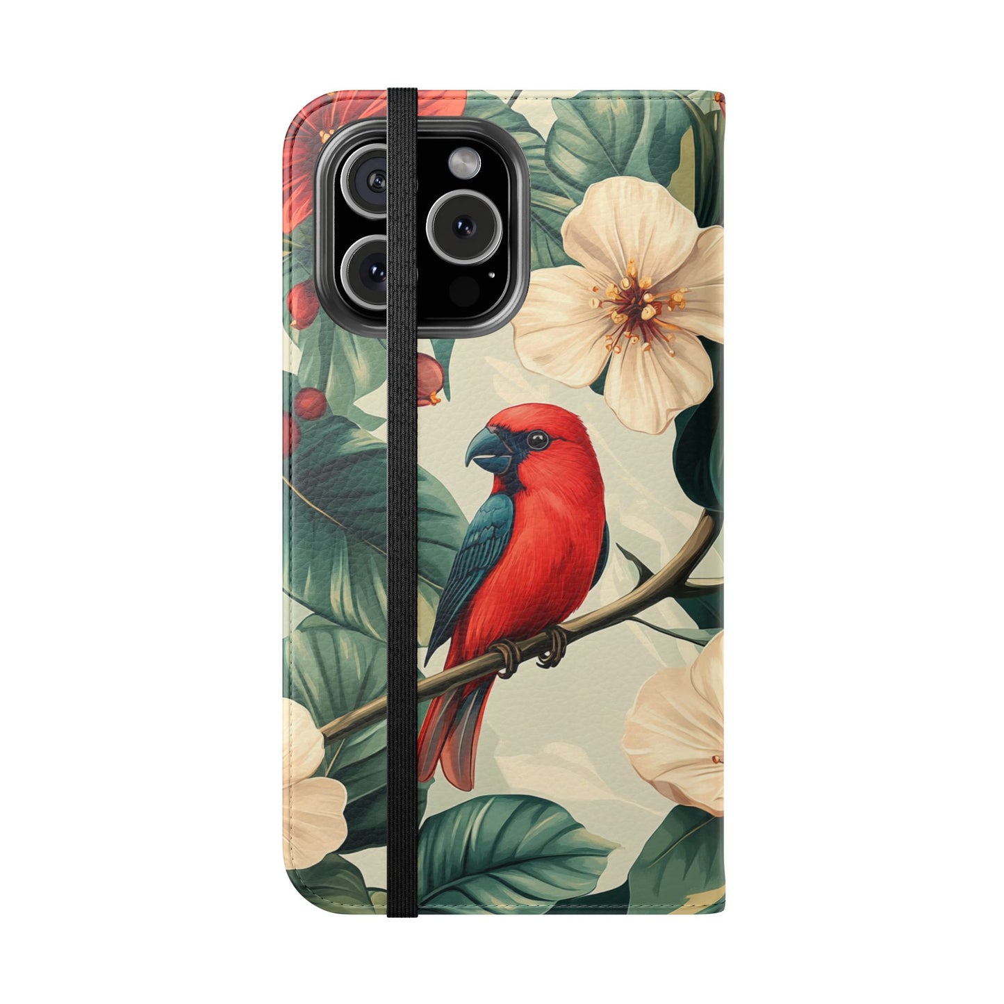 Scarlet Songbird - Wallet Flip Case