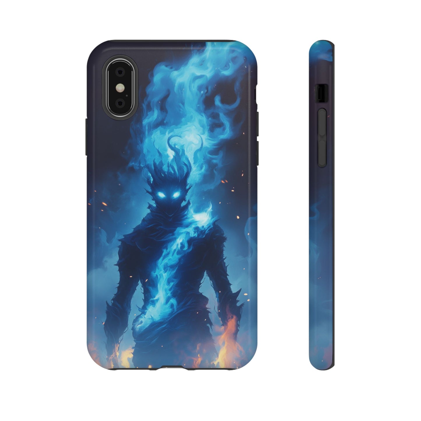 Blue Flame Spirit - Tough iPhone Case