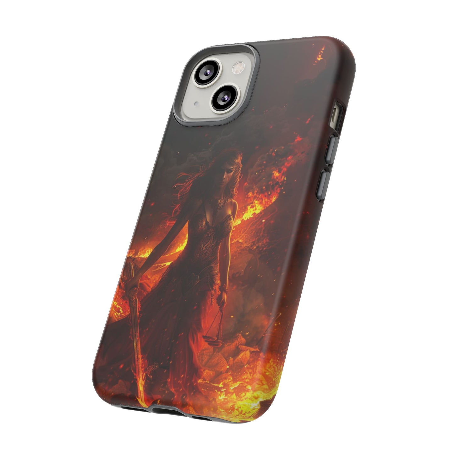 Fiery Goddess Nemesis Phone Case - iPhone, Google Pixel, Samsung Galaxy