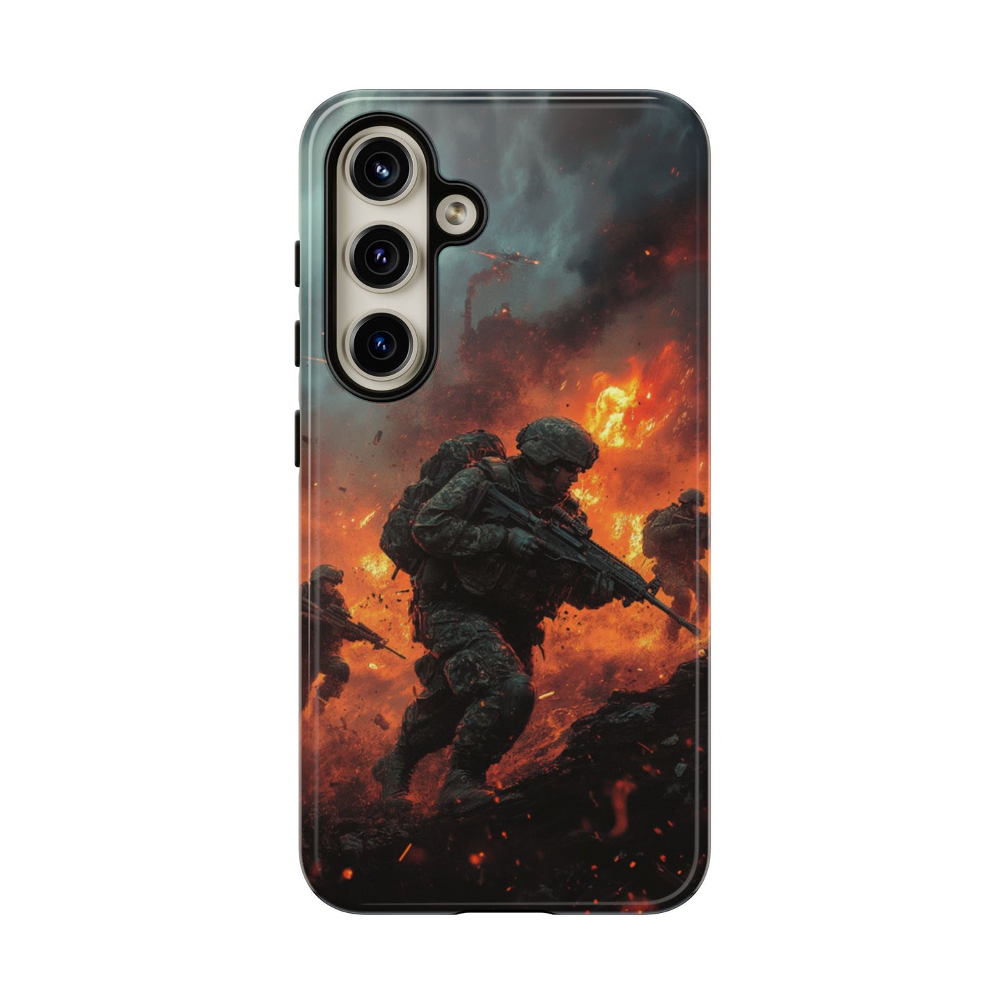 Epic Battlefield Soldier Phone Case - iPhone, Google Pixel, Samsung Galaxy