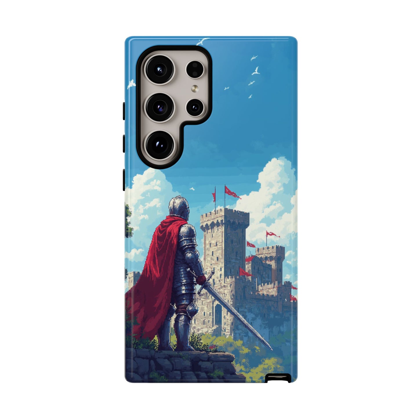 Pixel Knight Adventure Phone Case - iPhone, Google Pixel, Samsung Galaxy