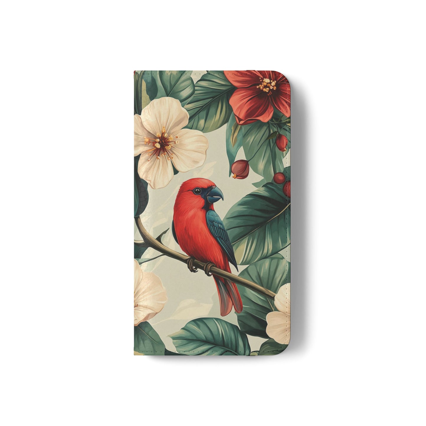Scarlet Songbird - Wallet Flip Case