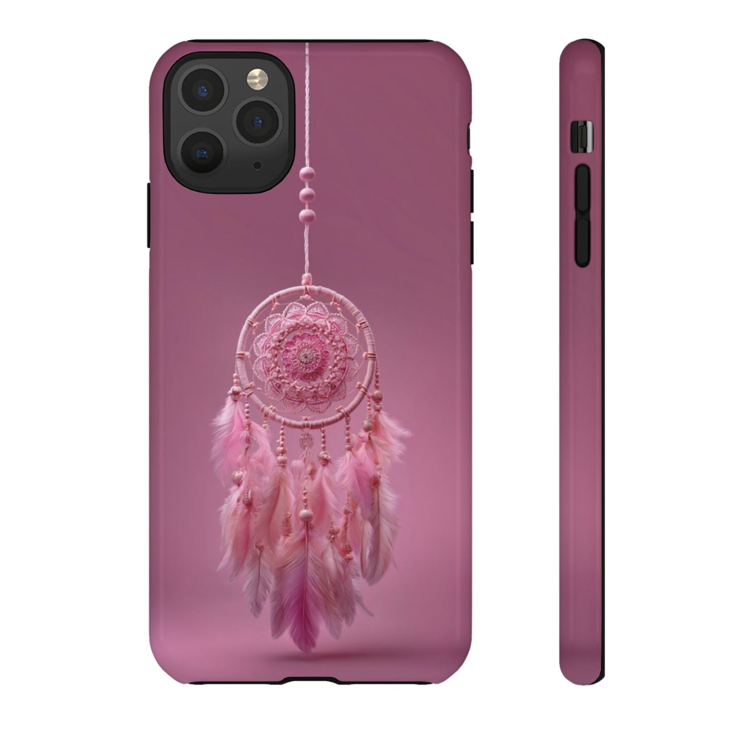 Pink Lace Dreamcatcher - Tough iPhone Case