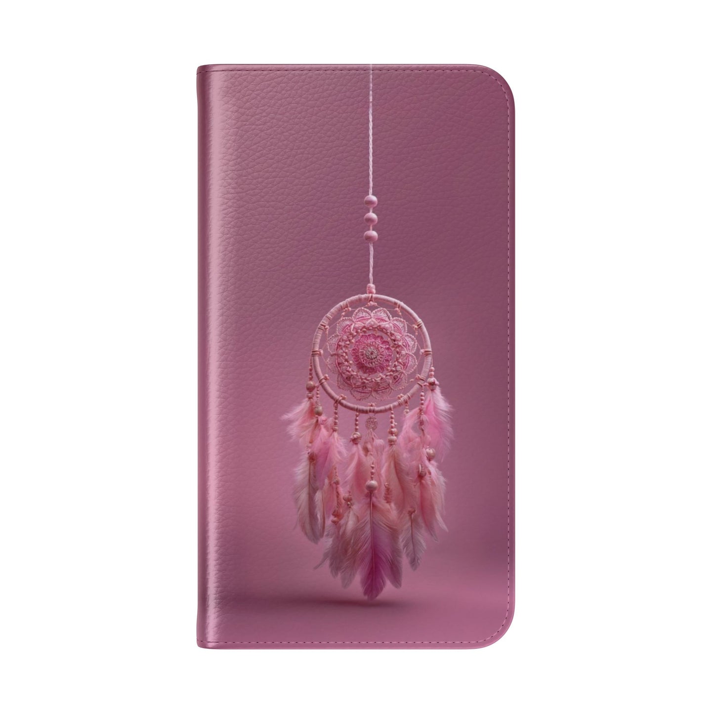 Pink Lace Dreamcatcher - Wallet Flip Case