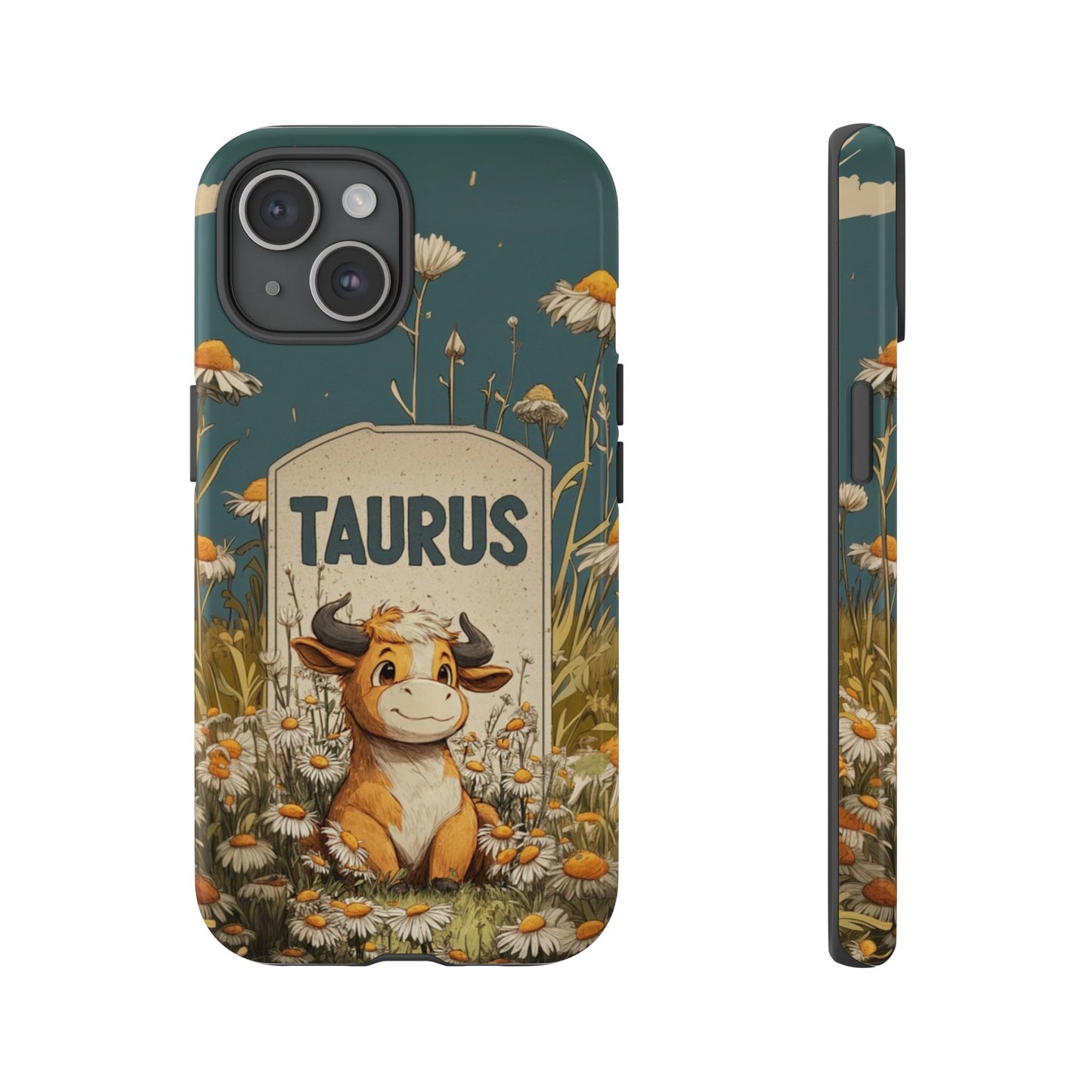 Taurus Cute Calf - Tough iPhone Case