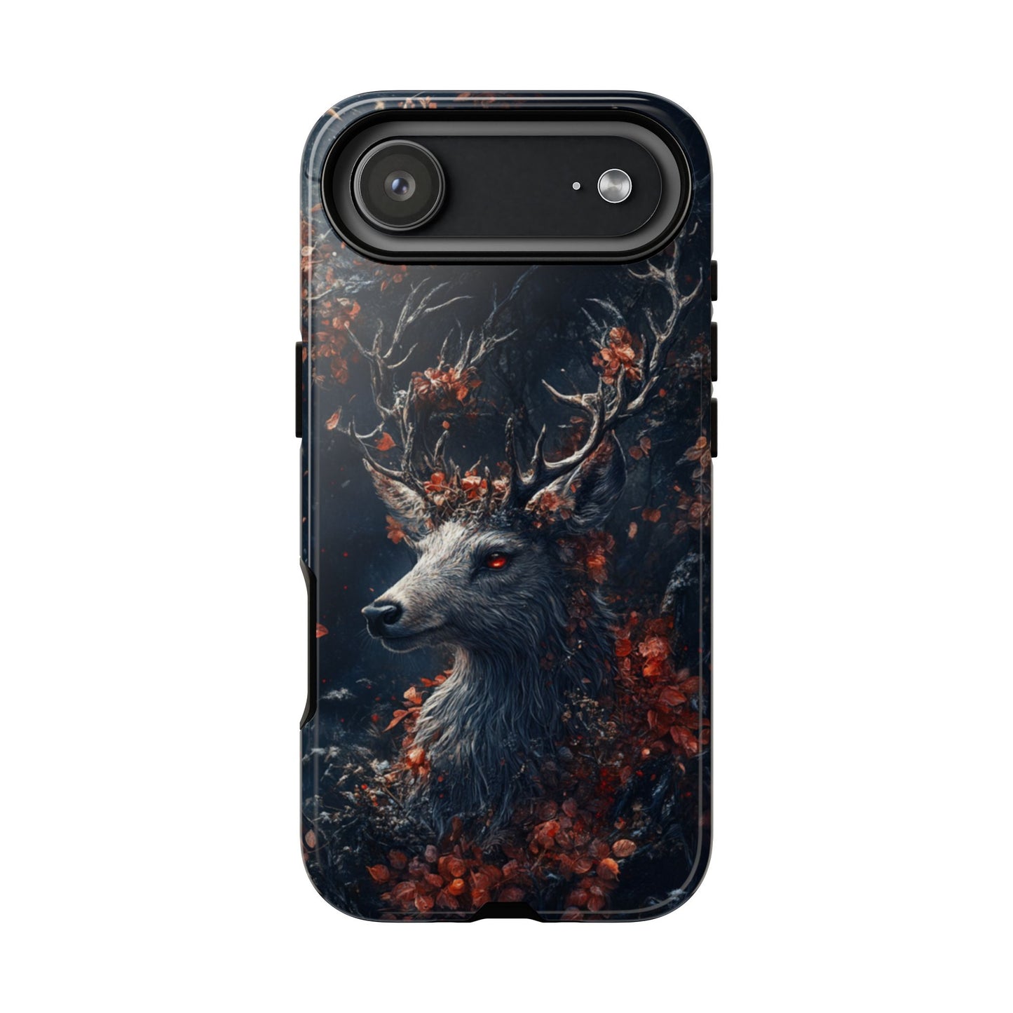 Crimson Stag Blossom – Tough iPhone Case