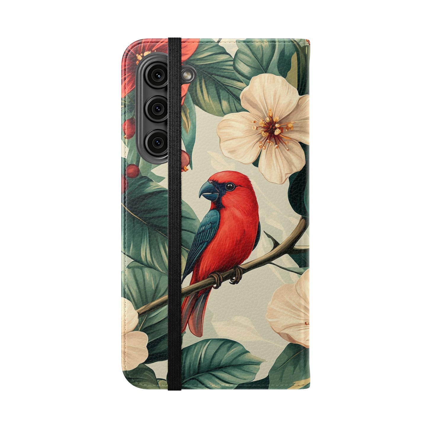 Scarlet Songbird - Wallet Flip Case