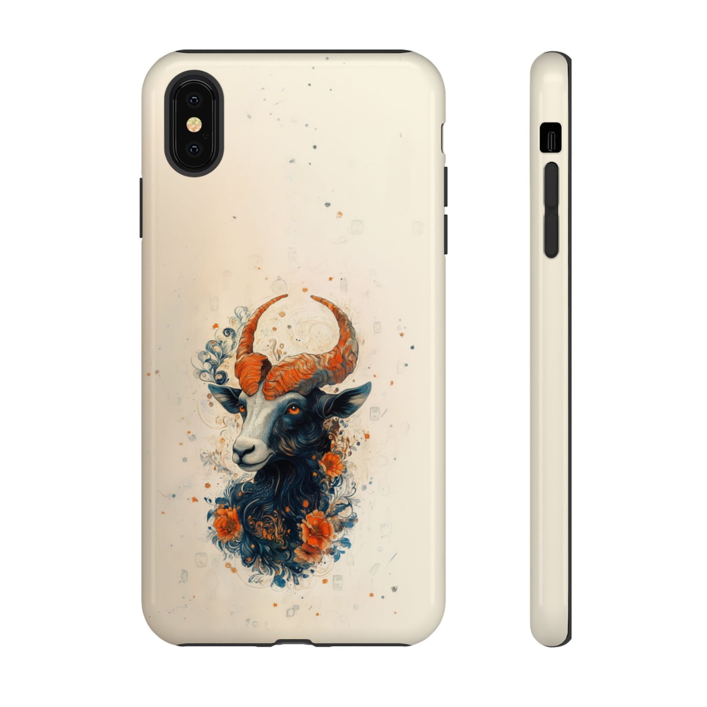 Capricorn Celestial Goat - Tough iPhone Case