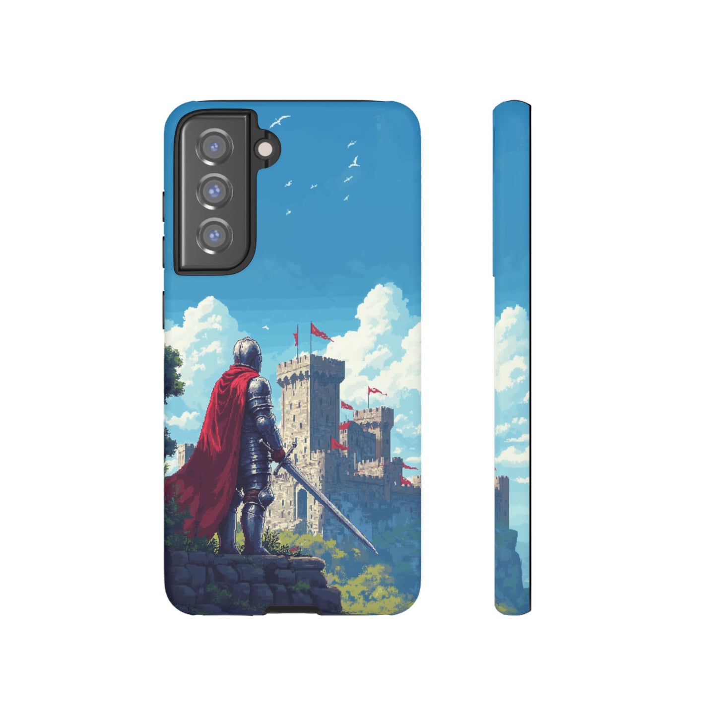 Pixel Knight Adventure Phone Case - iPhone, Google Pixel, Samsung Galaxy