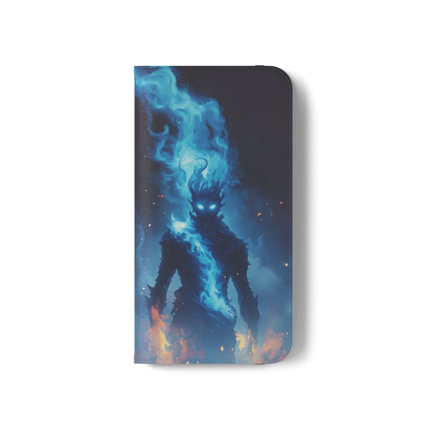 Blue Flame Spirit - Wallet Flip Case