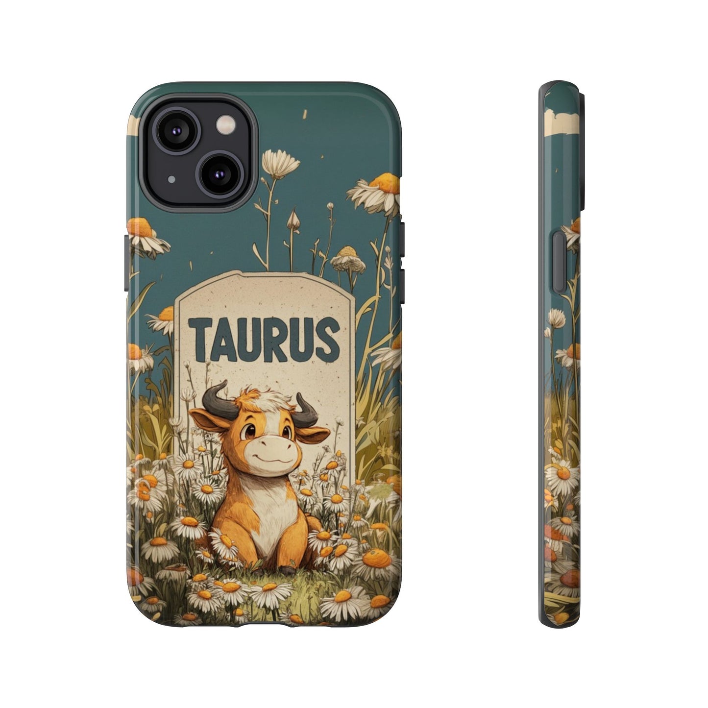 Taurus Cute Calf - Tough iPhone Case