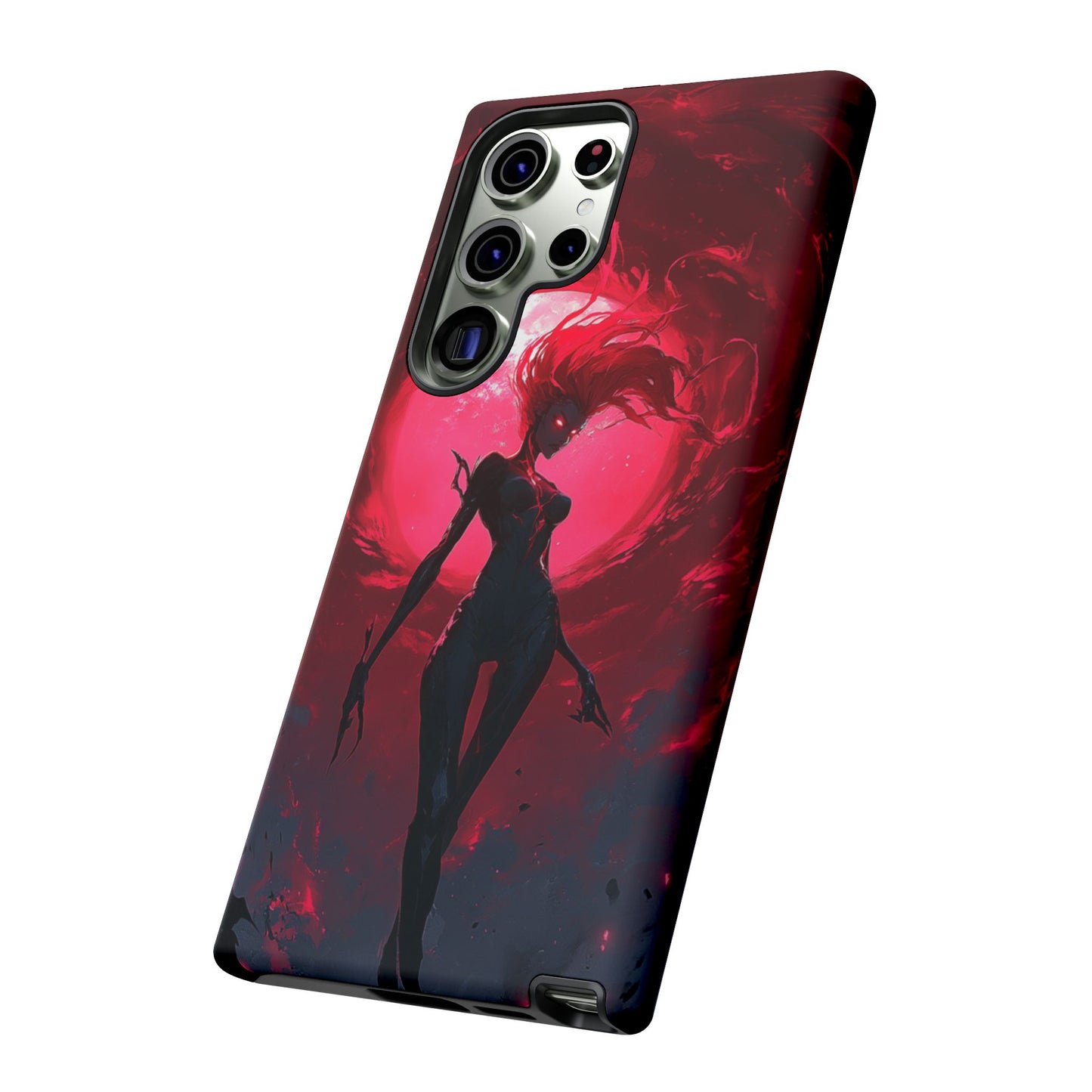 Crimson Eclipse Gothic Gaming Phone Case - iPhone, Google Pixel, Samsung Galaxy