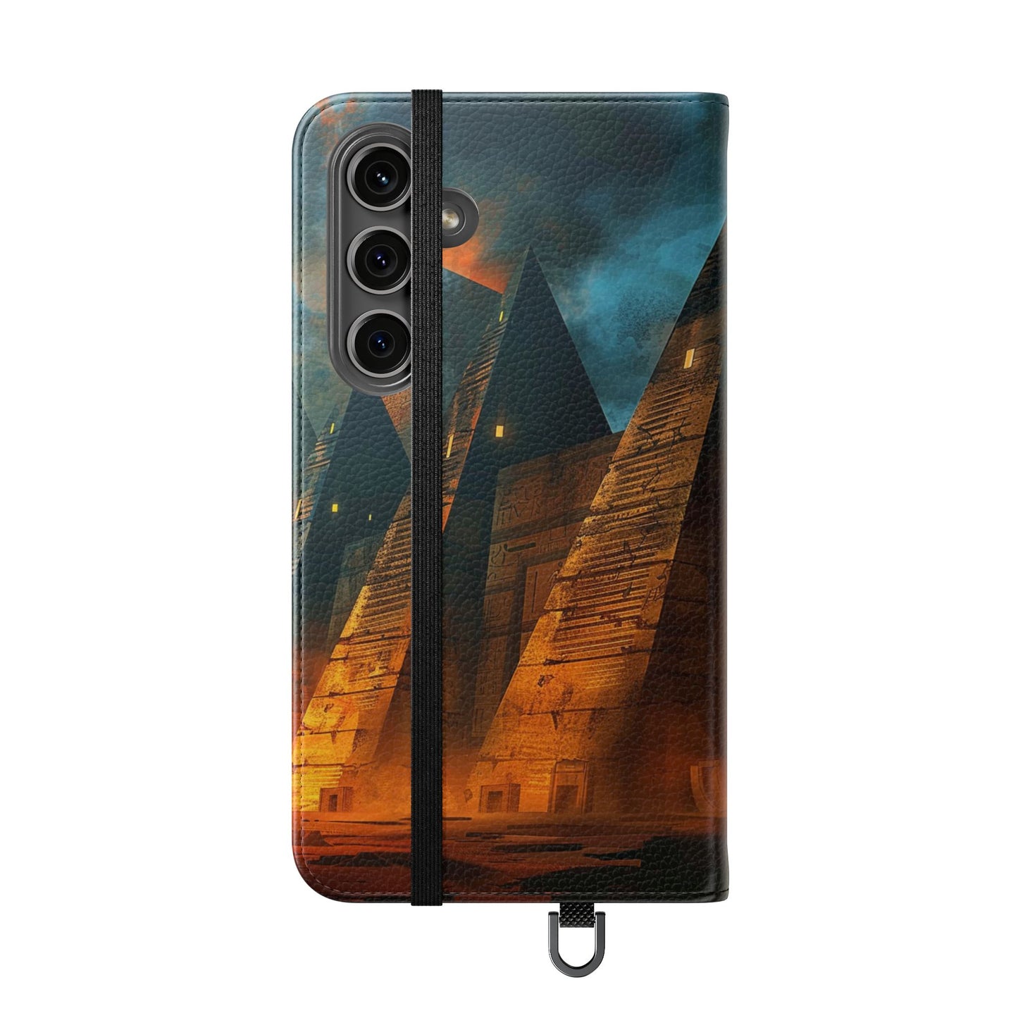 Ancient Egyptian Pyramids Sunset - Wallet Flip Case