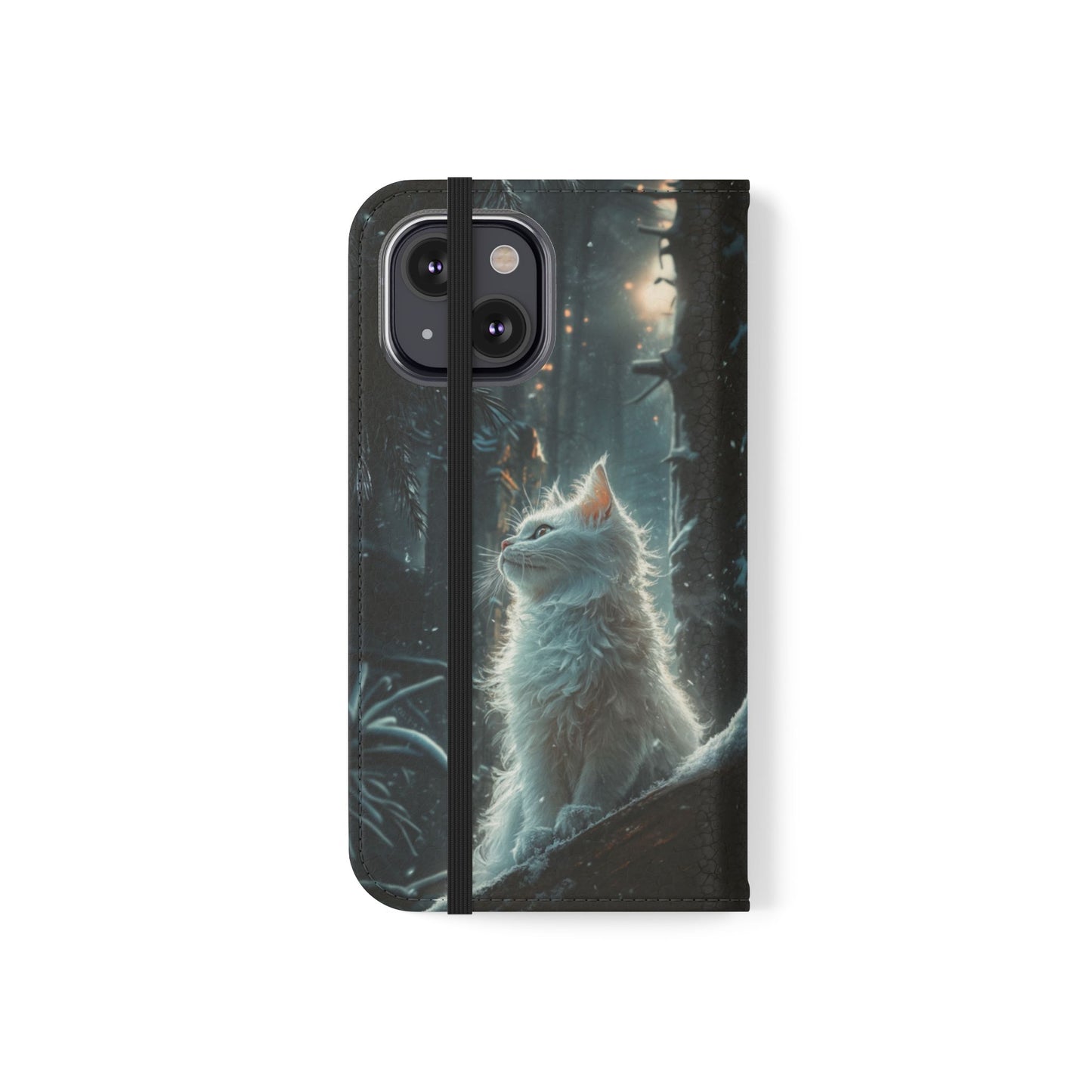 Winter Spirit Cat - Wallet Flip Case