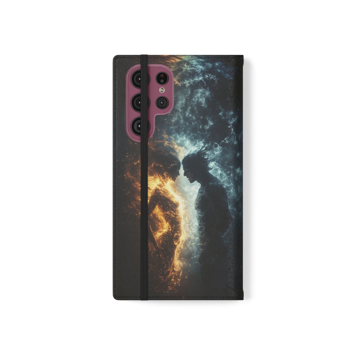 Fire & Frost Lovers - Wallet Flip Case