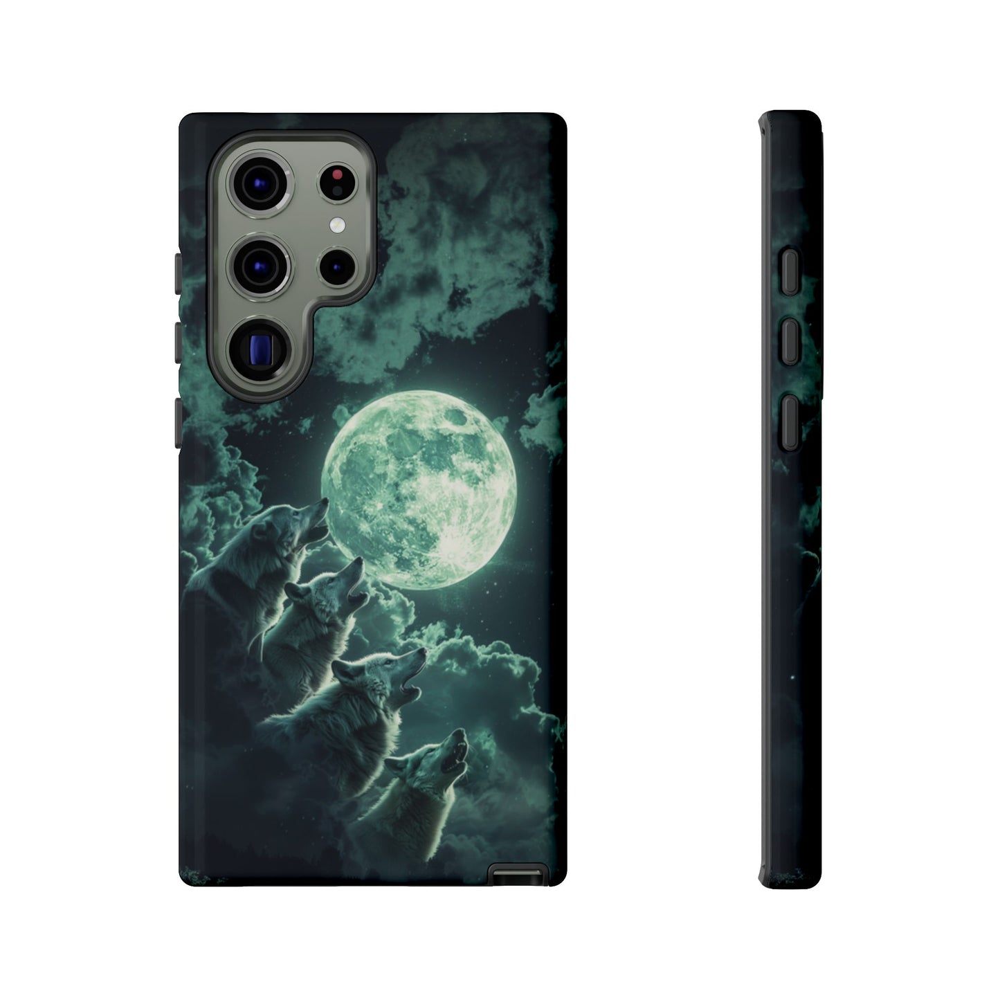Moonlit Wolf Chorus - Tough Samsung Galaxy Case