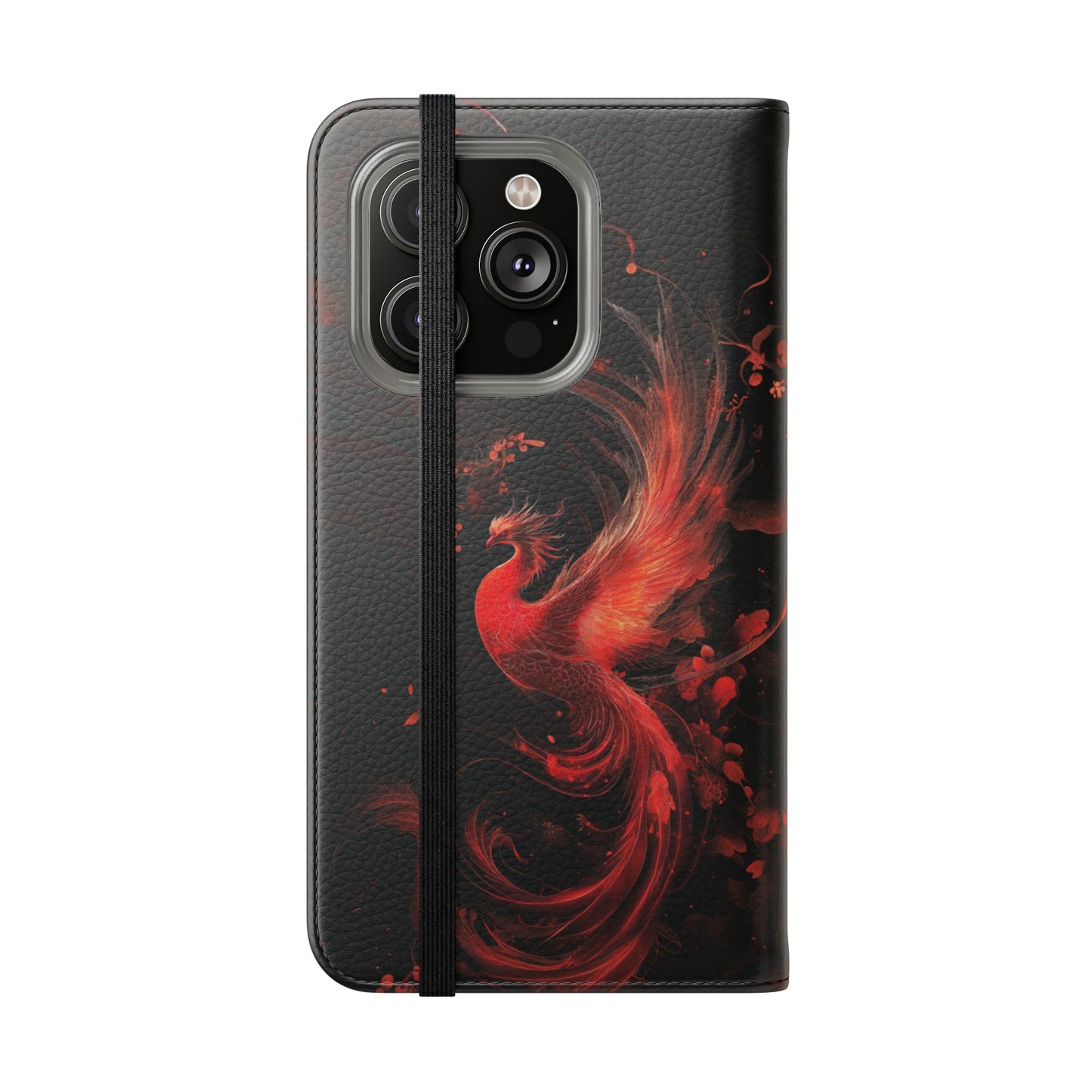 Crimson Phoenix - Wallet Flip Case
