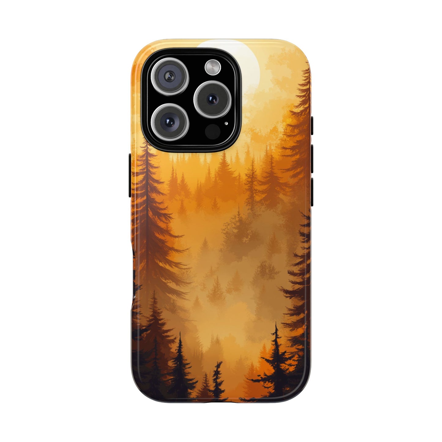 Golden Forest Silhouette – Tough iPhone Case