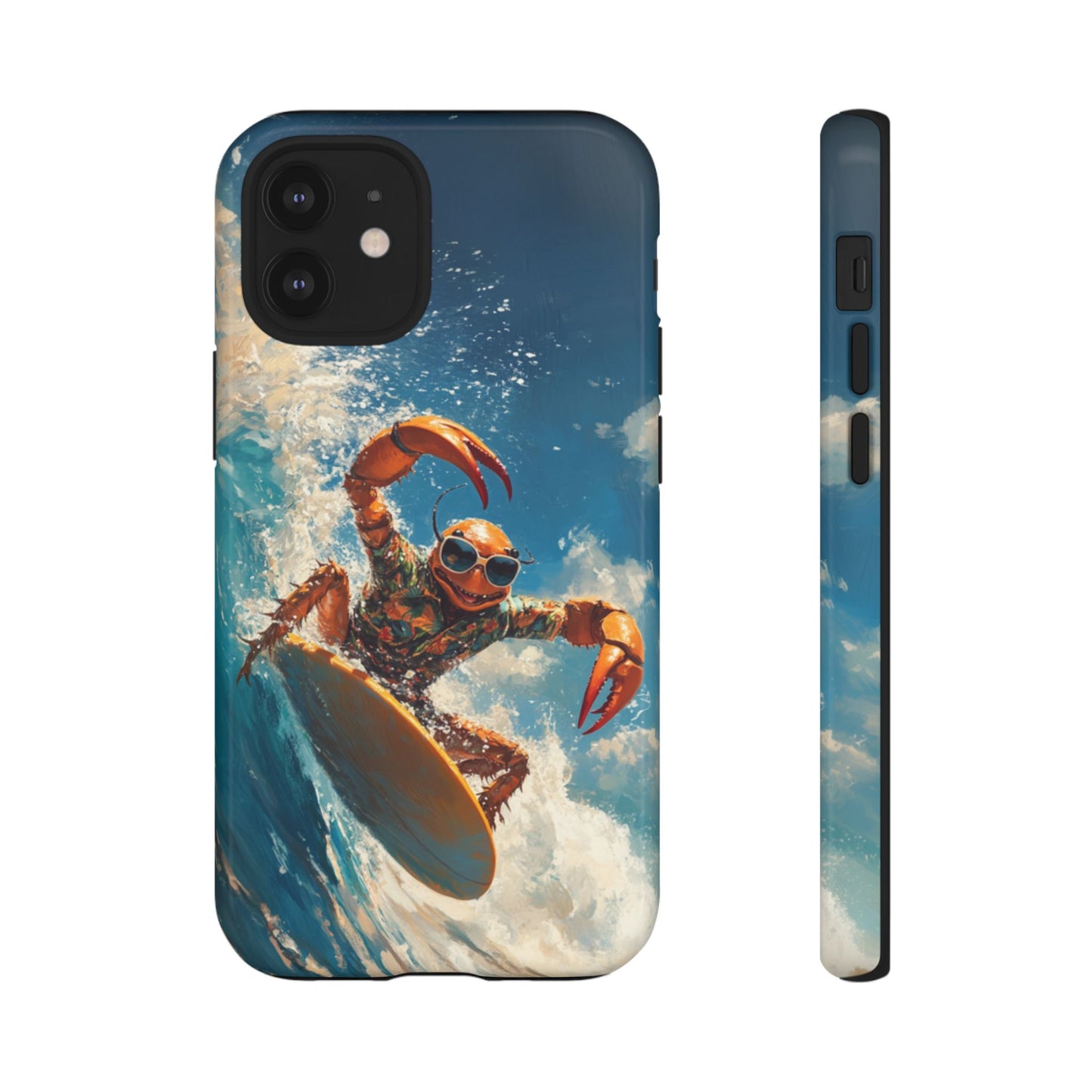 Surfing Crab - Tough iPhone Case
