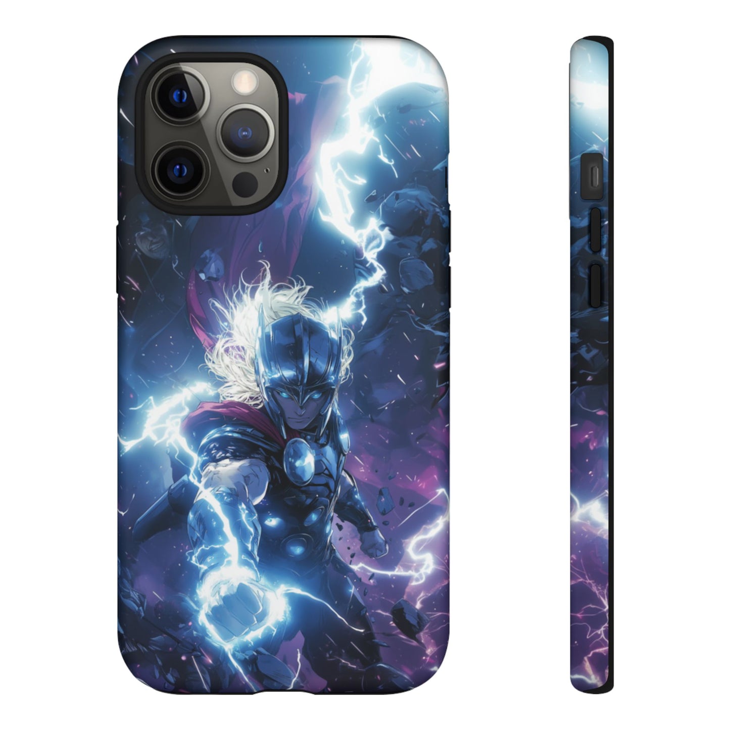 Lightning Fury: Thor Anime Action Phone Case - iPhone, Google Pixel, Samsung