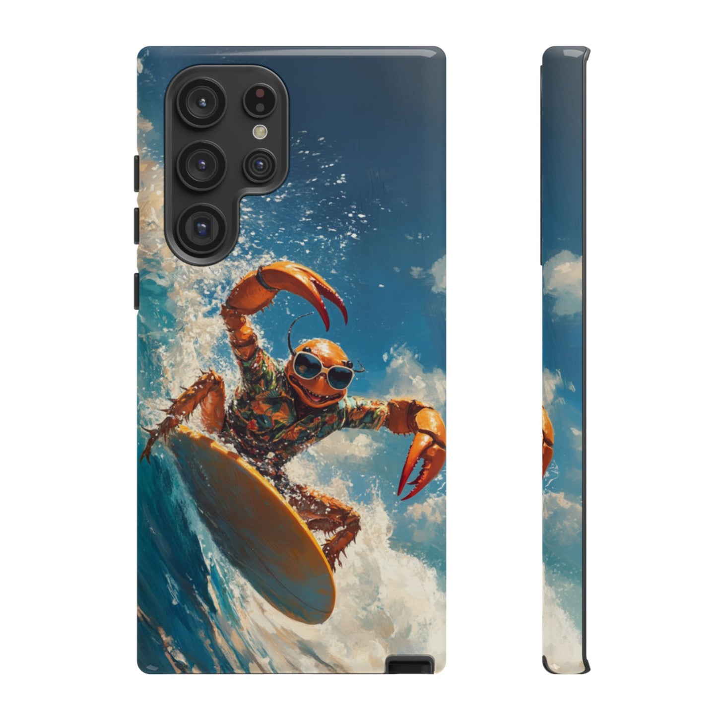 Surfing Crab - Tough Samsung Galaxy Case