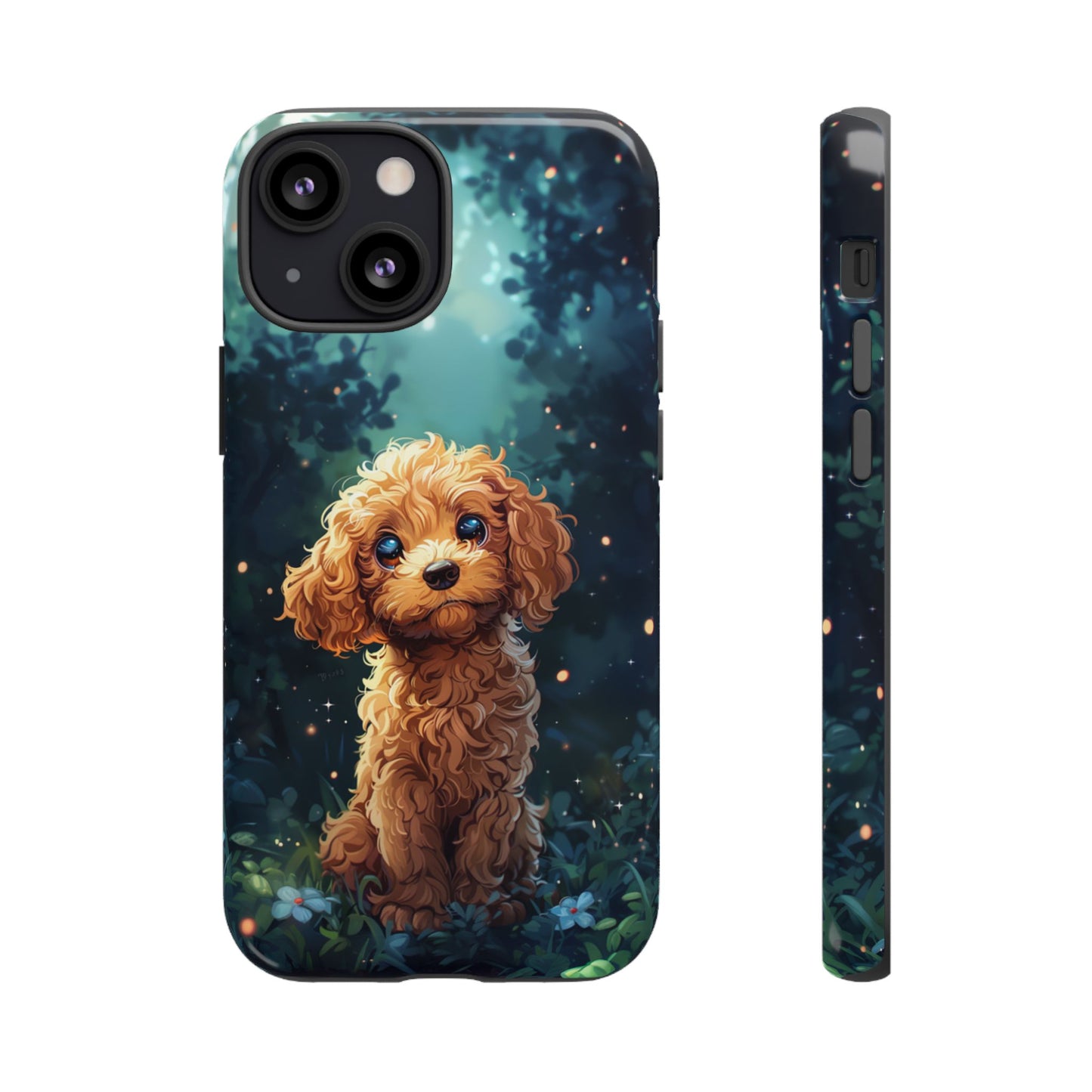 Forest Poodle - Tough iPhone Case