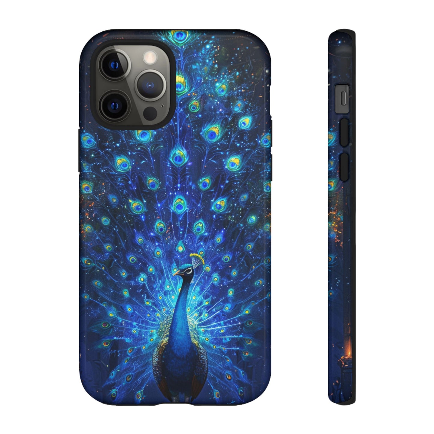 Starlit Peacock Majesty – Tough iPhone Case