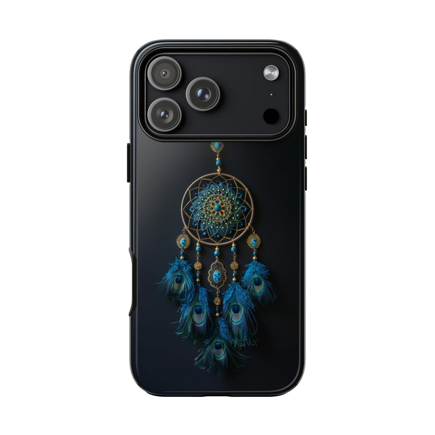 Peacock Feather Dreamcatcher - Tough iPhone Case