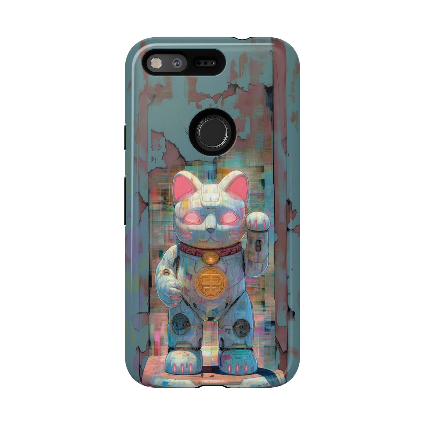 Cyber Lucky Cat - Tough Google Pixel Case