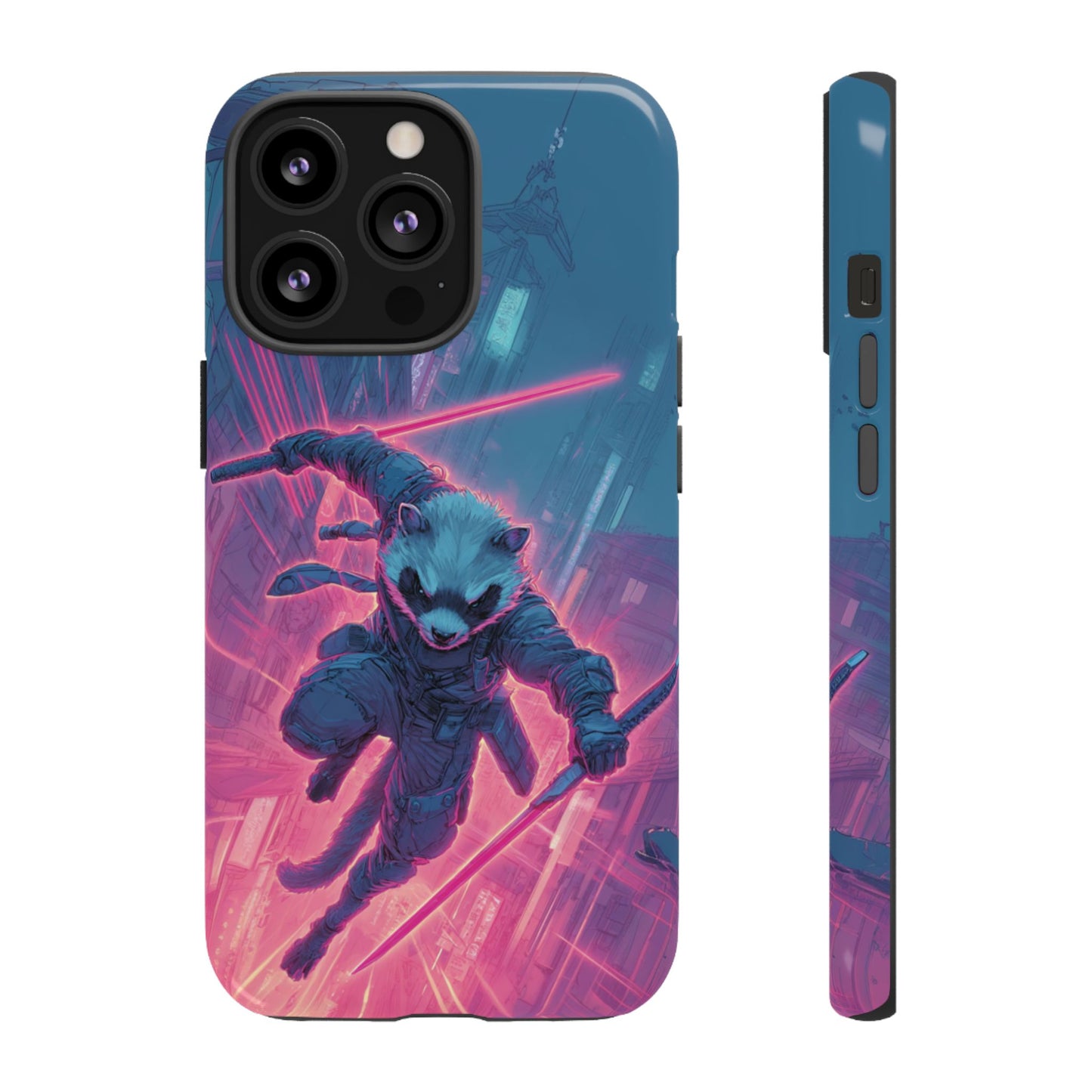 Cyberpunk Ferret - Tough iPhone Case