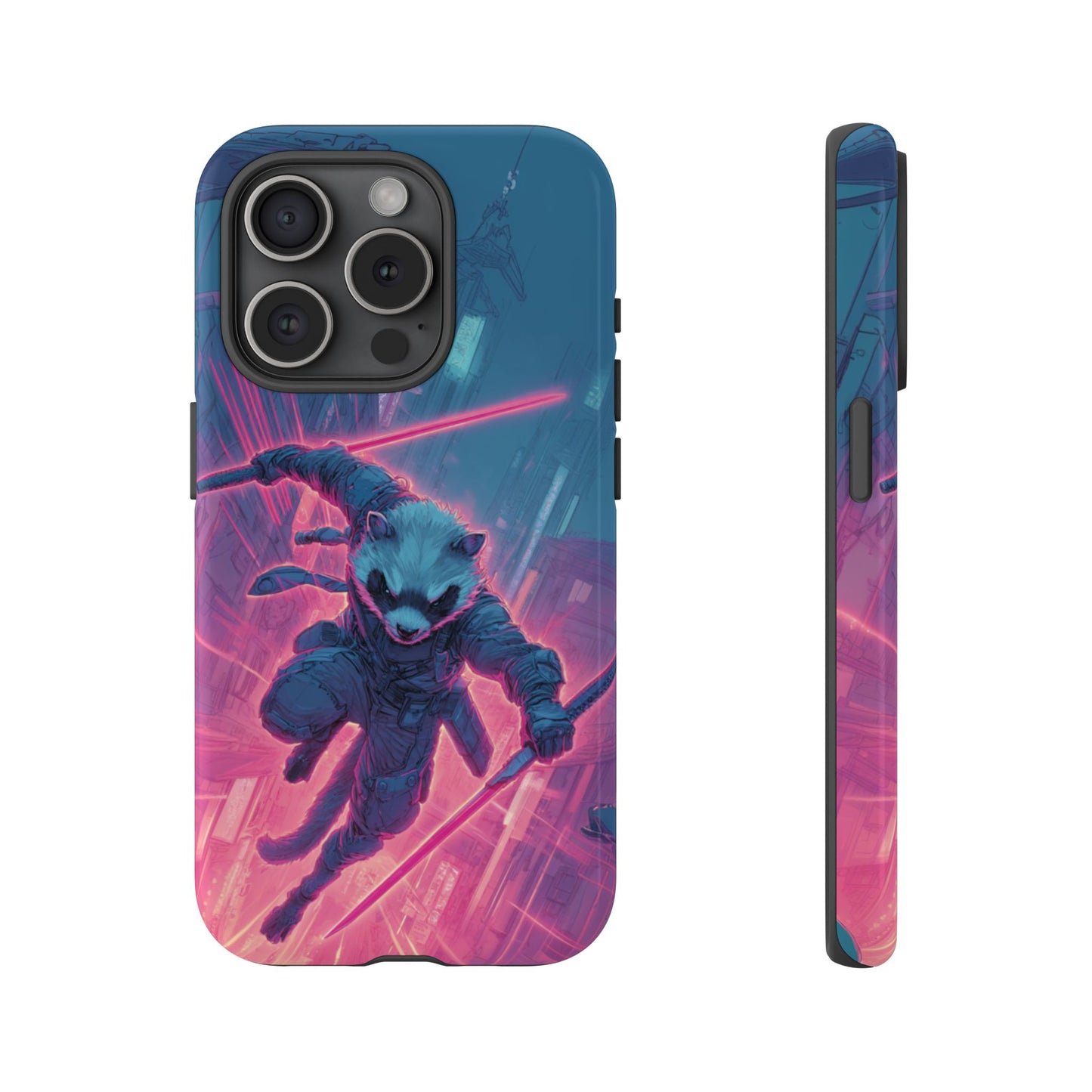 Cyberpunk Ferret - Tough iPhone Case