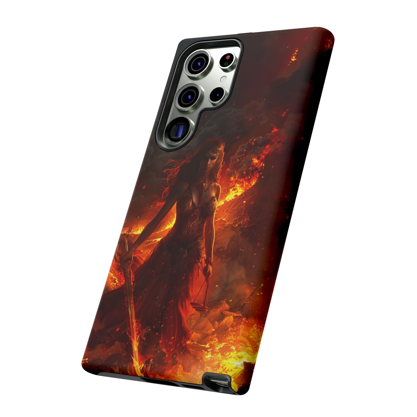 Fiery Goddess Nemesis Phone Case - iPhone, Google Pixel, Samsung Galaxy