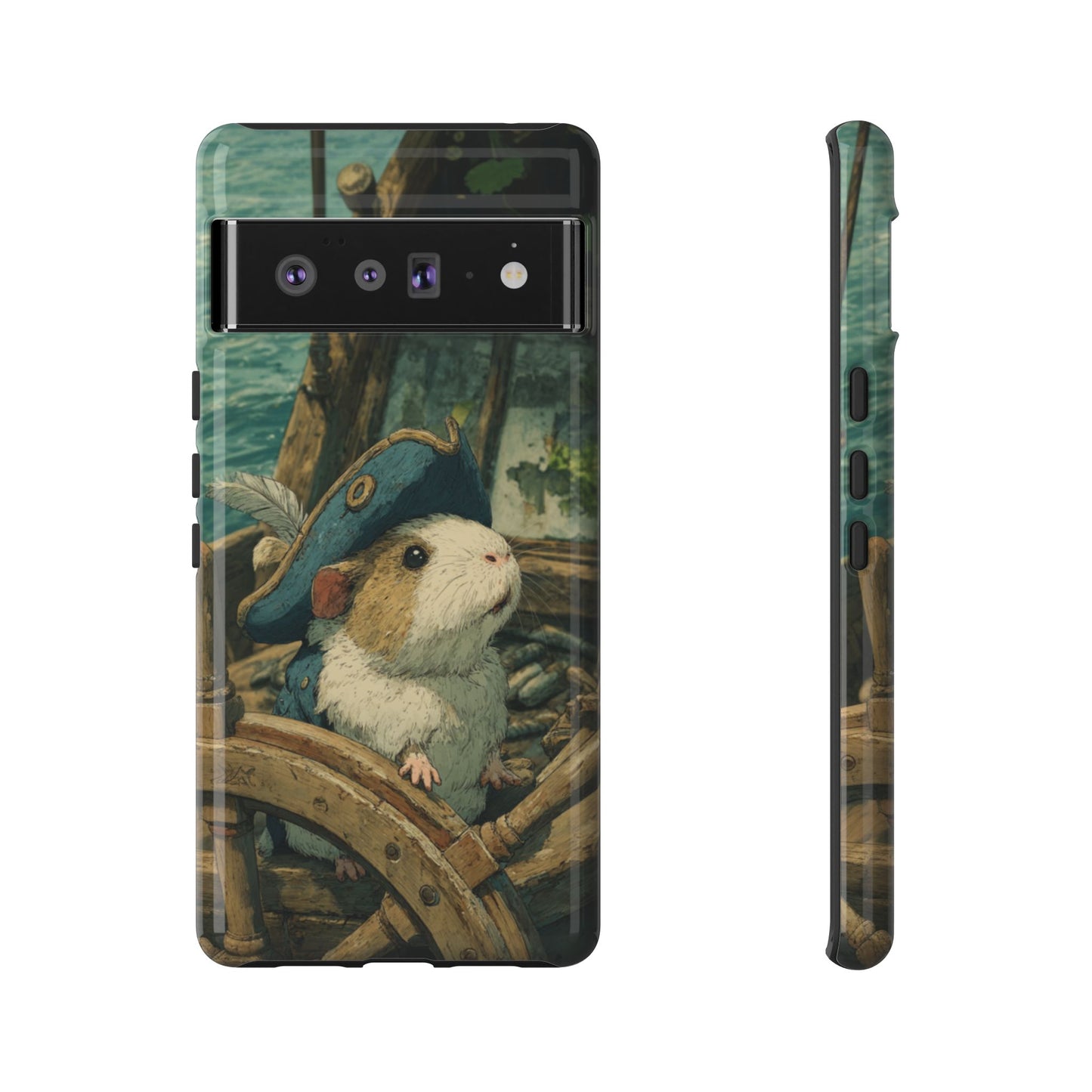 Pirate Captain Guinea Pig - Tough Google Pixel Case