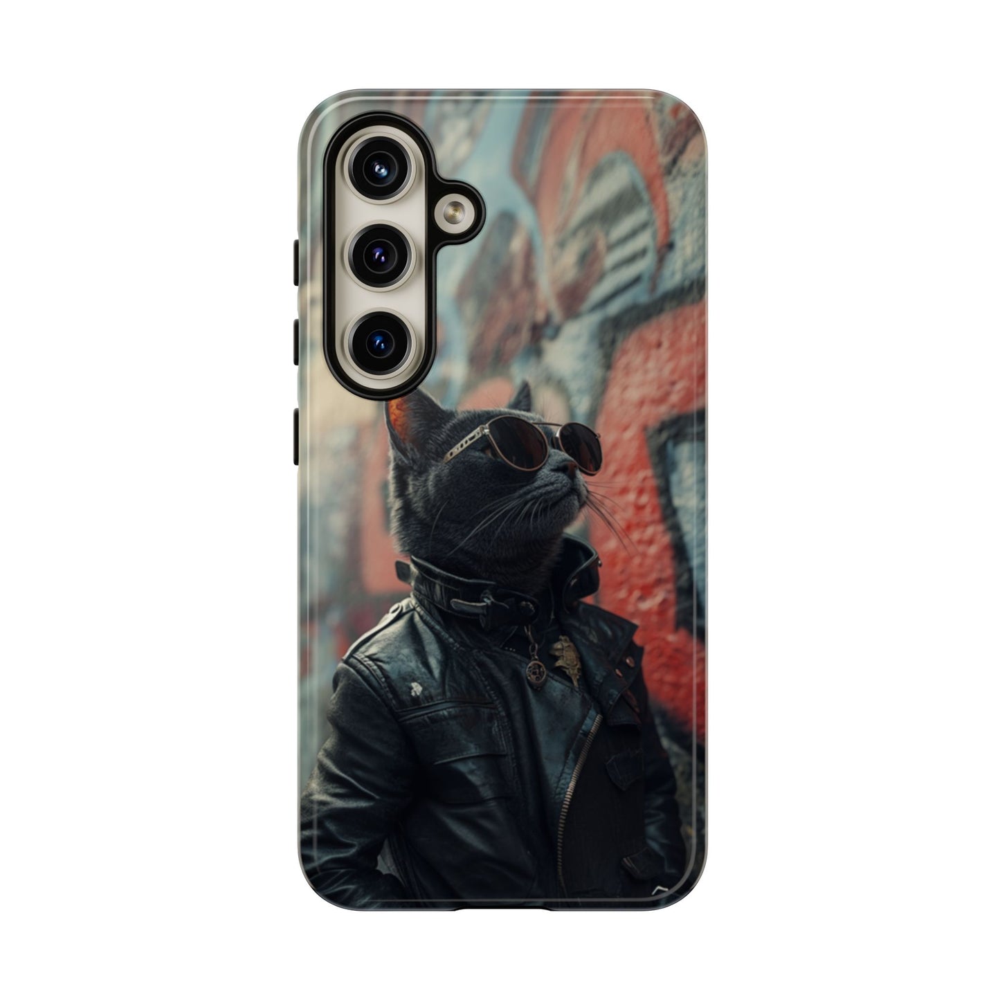 Punk Rock Cat Phone Case – iPhone, Google Pixel, Samsung Galaxy