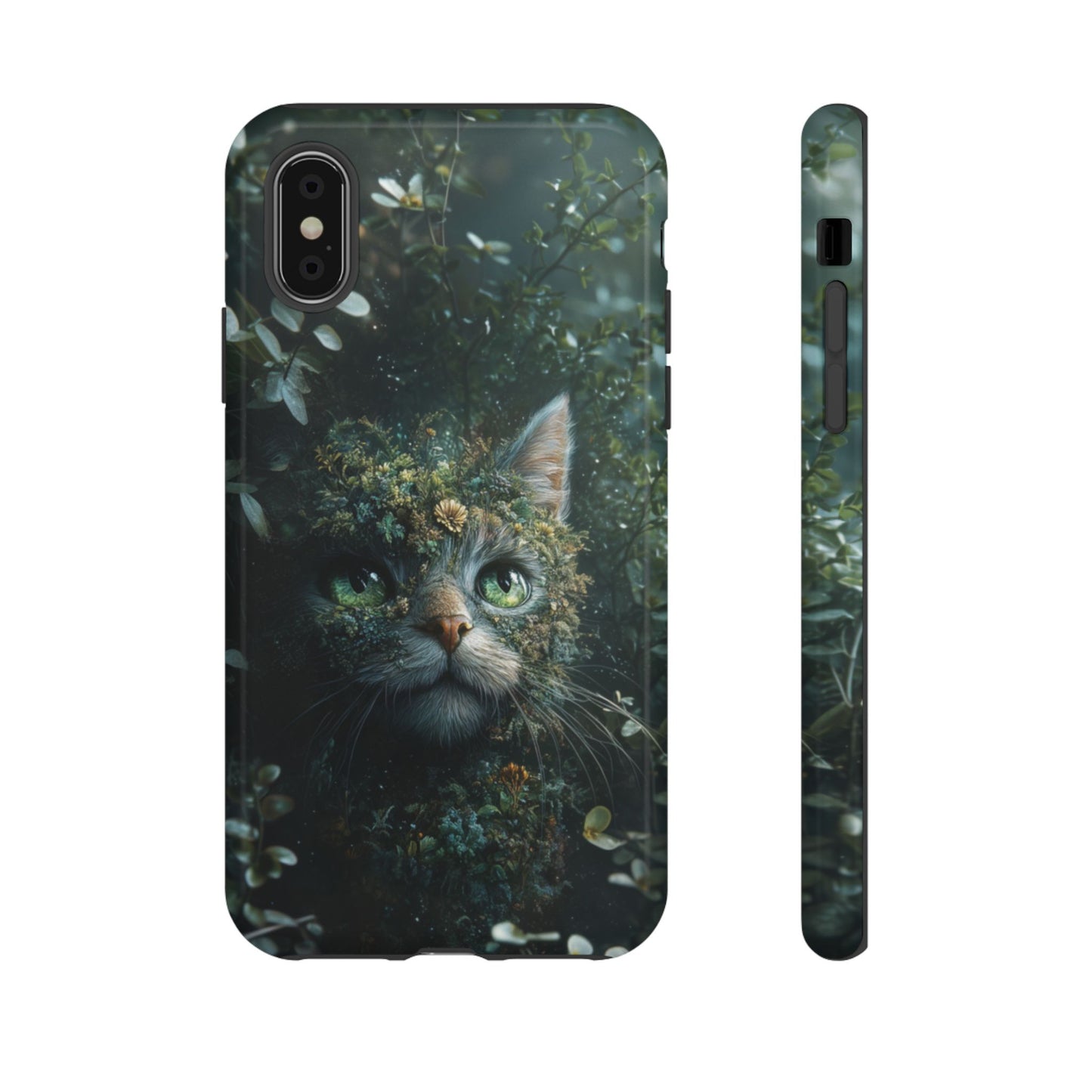 Forest Fantasy Cat Phone Case – iPhone, Google Pixel, Samsung Galaxy