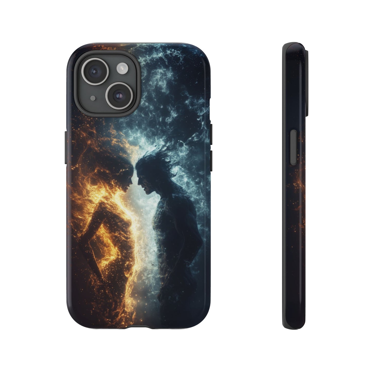 Fire & Frost Lovers - Tough iPhone Case