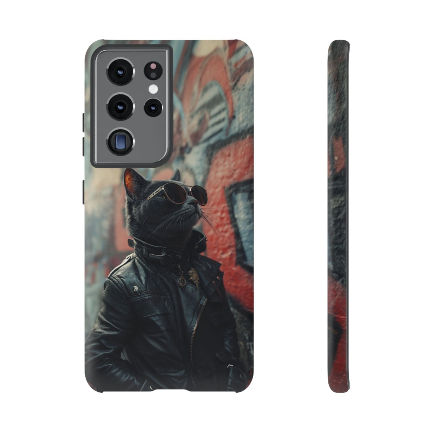 Punk Rock Cat Phone Case – iPhone, Google Pixel, Samsung Galaxy