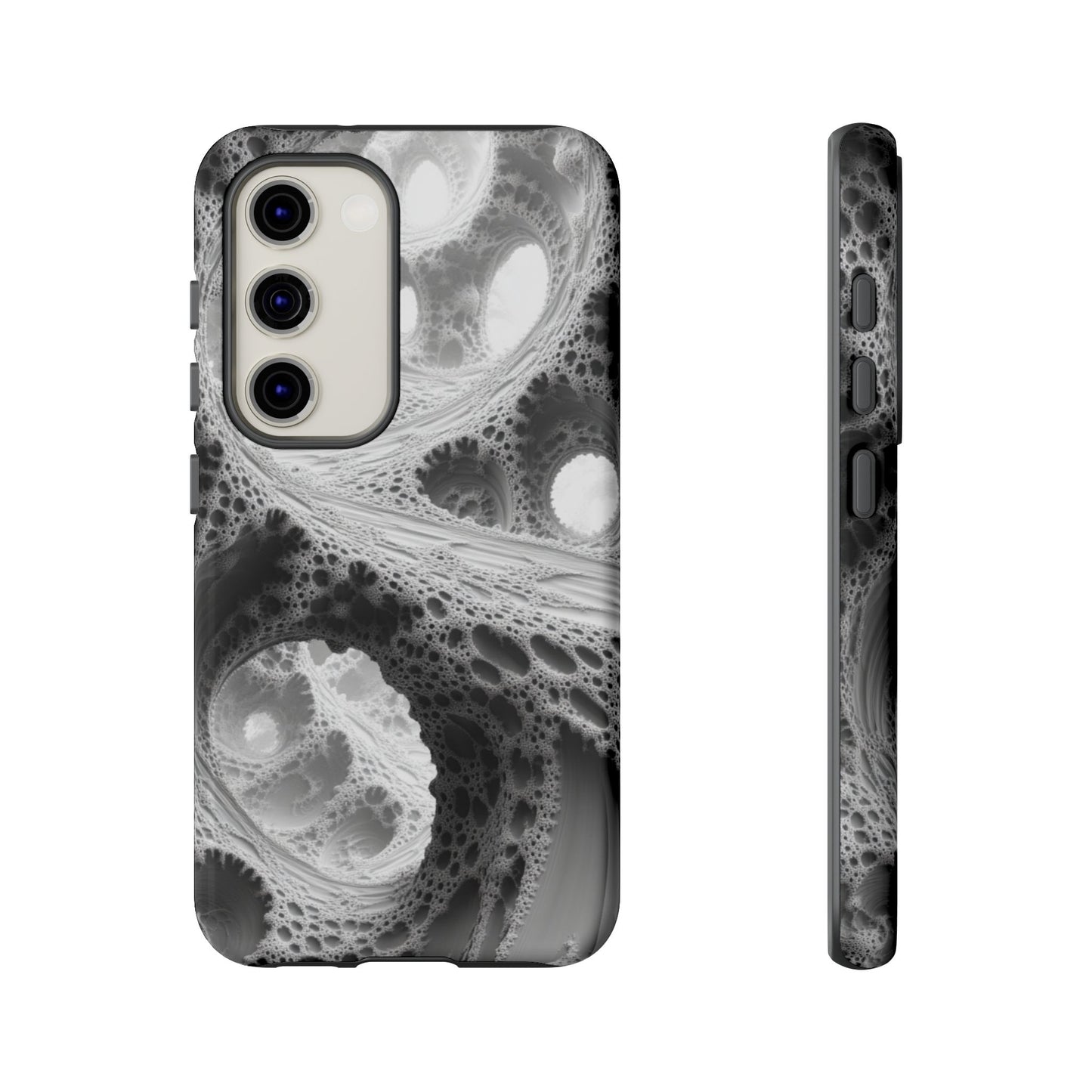 Monochrome Fractal – Tough Samsung Galaxy Case