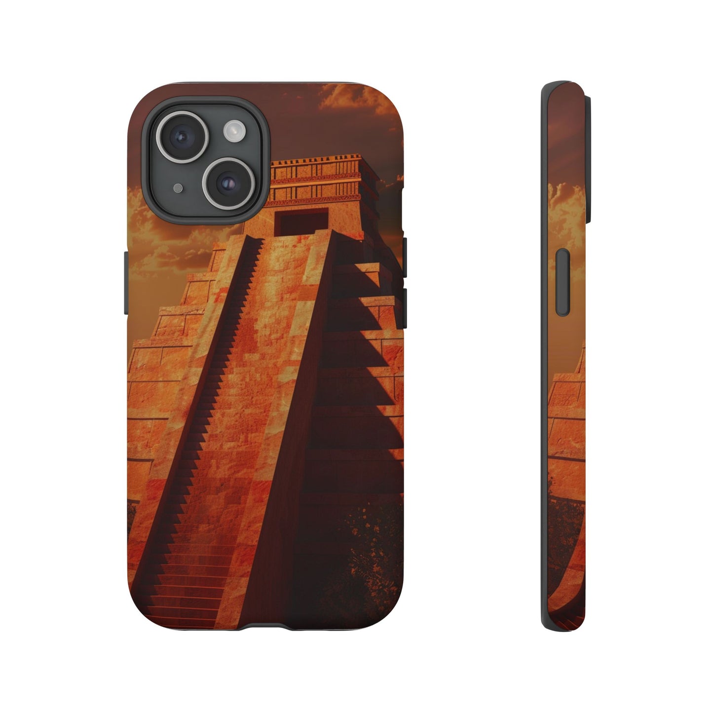 Mayan Pyramid Twilight Phone Case – iPhone, Google Pixel, Samsung Galaxy