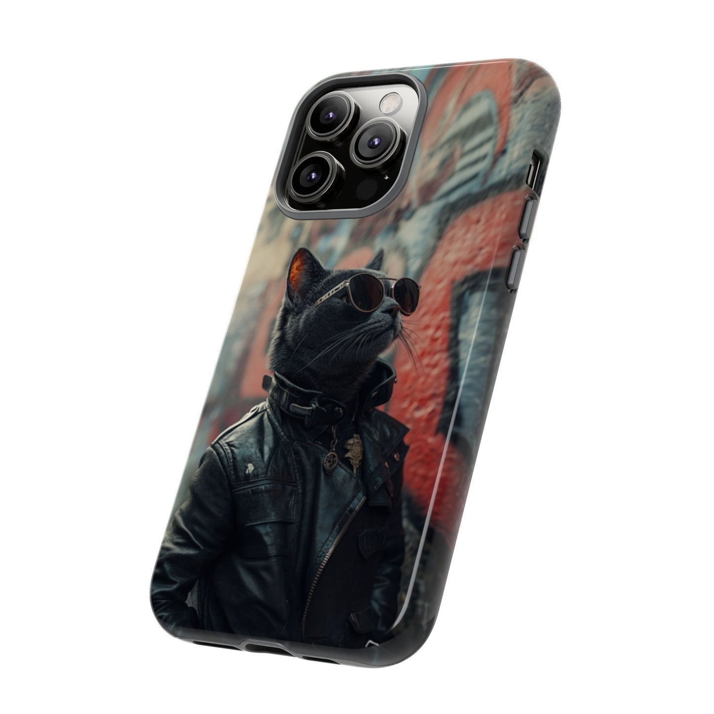 Punk Rock Cat Phone Case – iPhone, Google Pixel, Samsung Galaxy