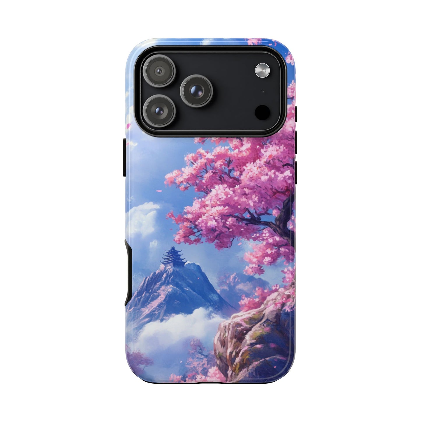 Sakura Sky Temple - Tough iPhone Case