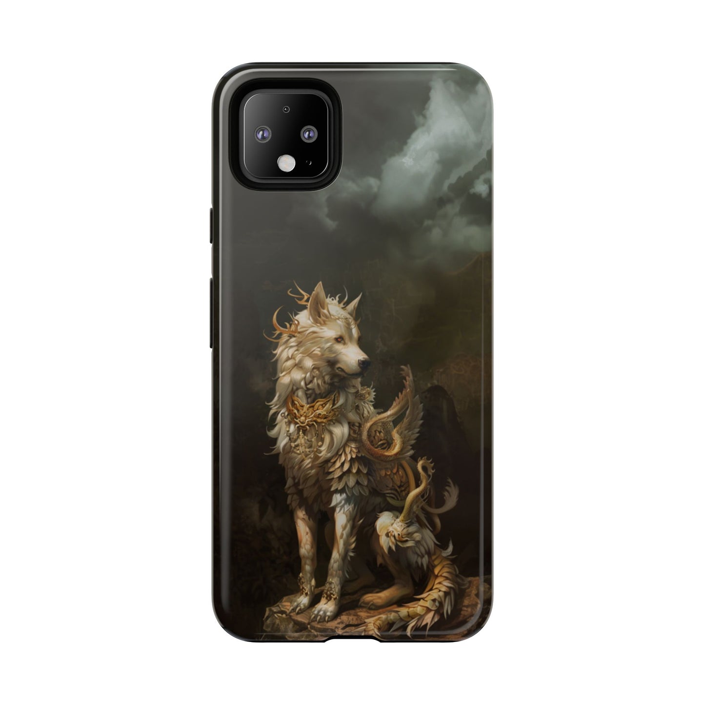 Antlered Wolf Guardian - Tough Google Pixel Case