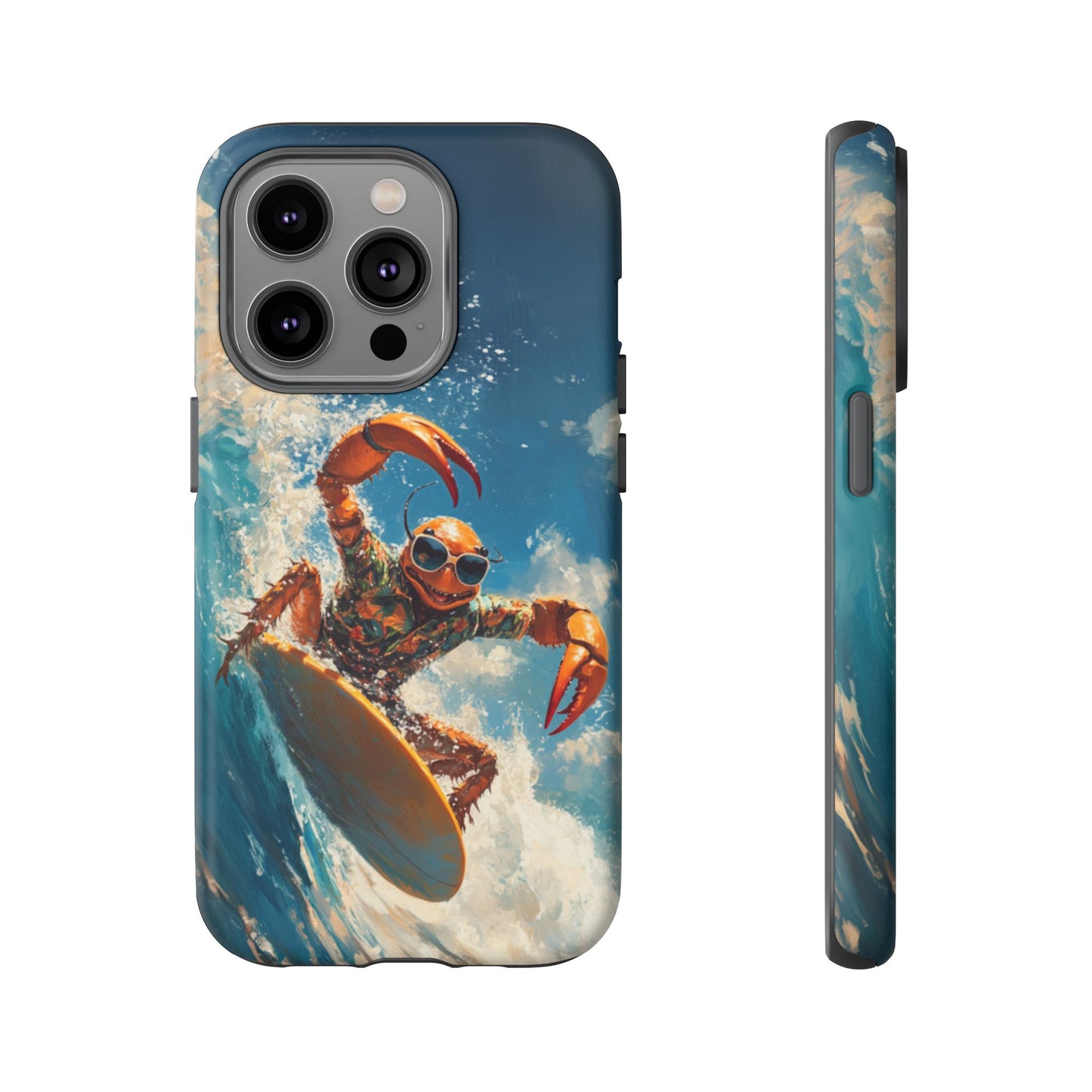 Surfing Crab - Tough iPhone Case