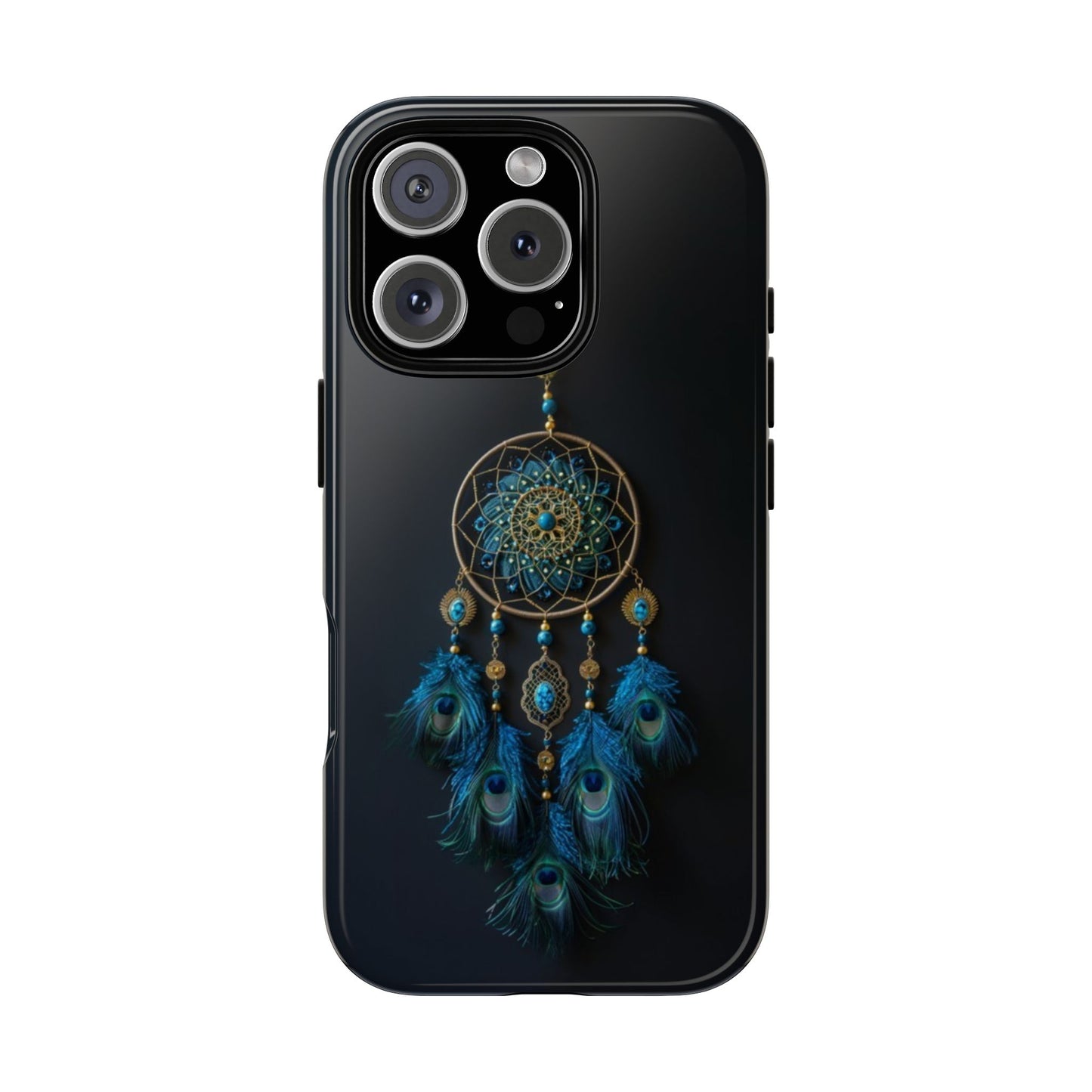 Peacock Feather Dreamcatcher - Tough iPhone Case