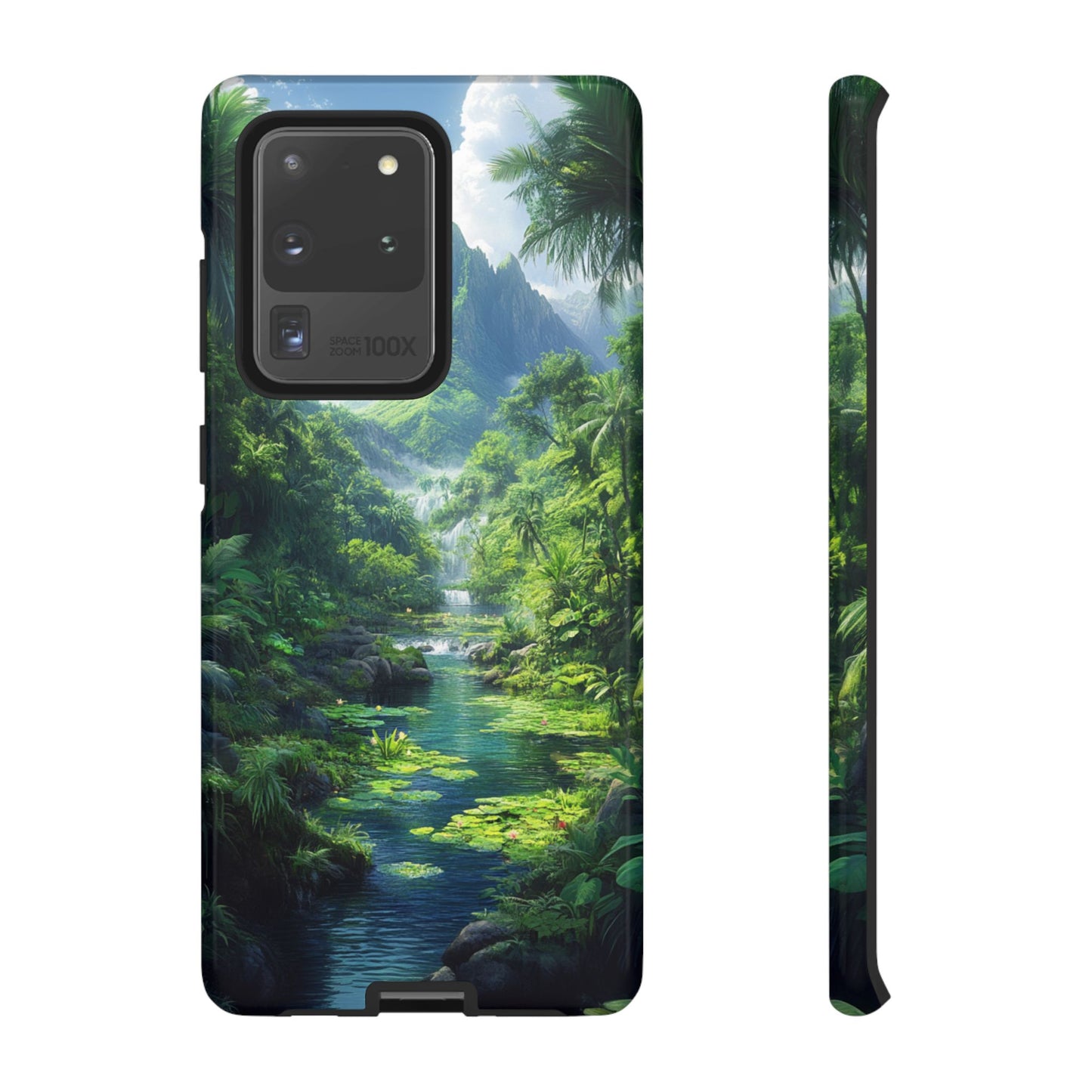 Verdant Jungle Cascade – Tough Samsung Galaxy Case