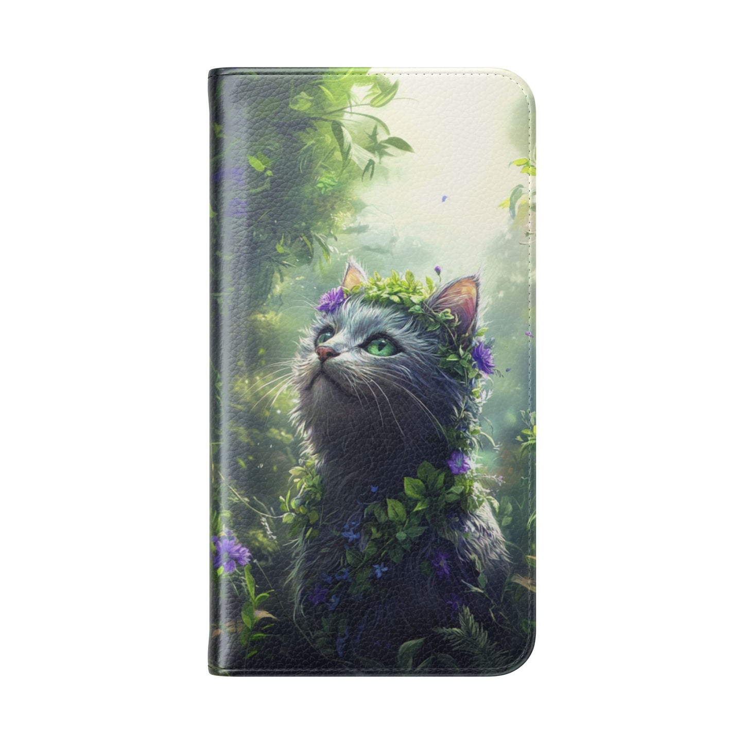 Forest Spirit Cat - Wallet Flip Case