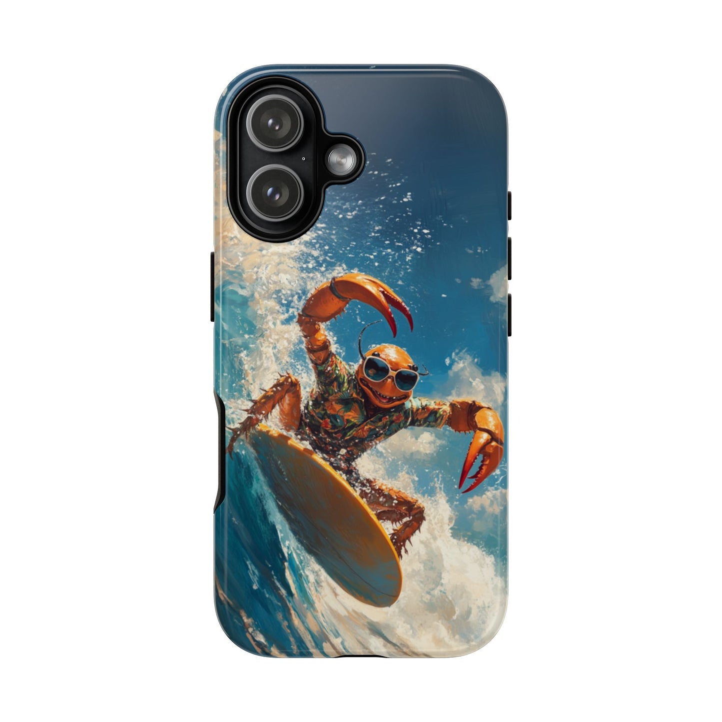 Surfing Crab - Tough iPhone Case