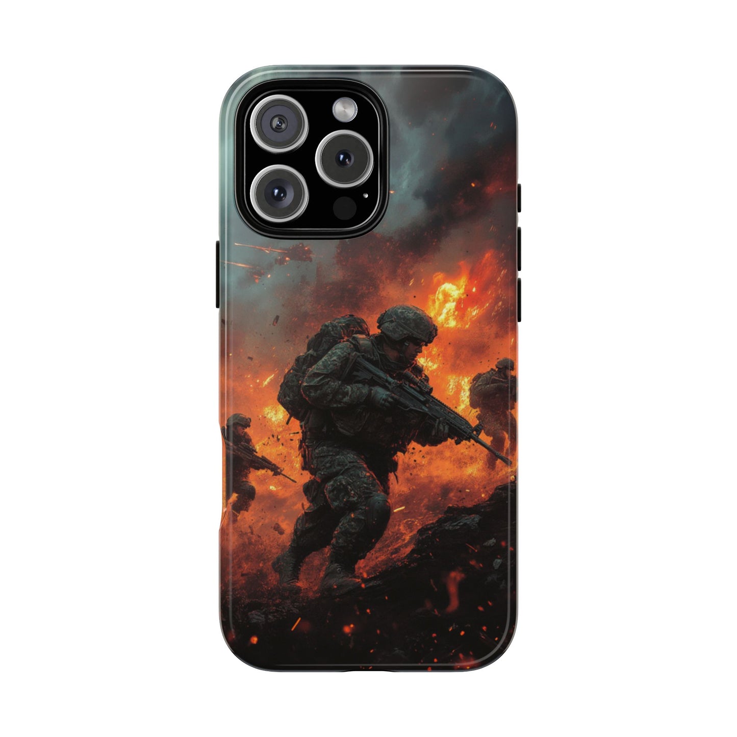 Epic Battlefield Soldier Phone Case - iPhone, Google Pixel, Samsung Galaxy